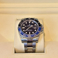 Rolex Batman GMT Master 2 Automatic Cassa Acciaio con Bracciale Oyster