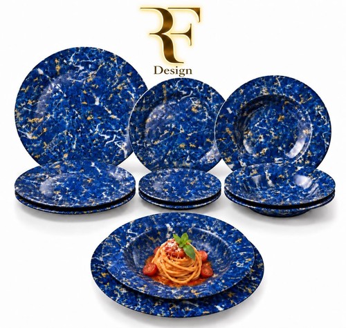 Rossella fiorillo set piatti - set, 6