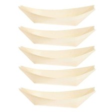 Legno Sushi Vassoio Barca,50 pezzi Sushi Barca Piatto Vassoio Sushi (r9B)