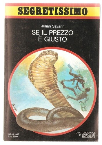 Libro segretissimo 1109 1988 - libro,