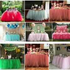 22M Tulle Rete Tessuto Tavolo Gonna Tutu Abito Artigianato Baby Shower Festa