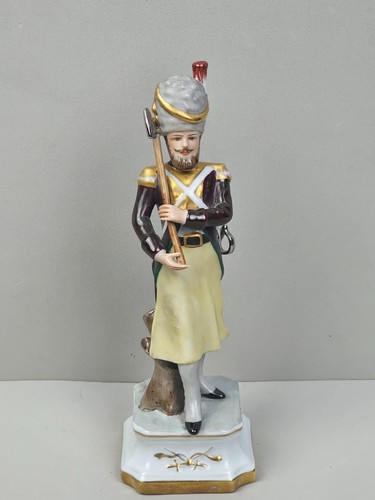 Statuina soldato porcellana - statuina,