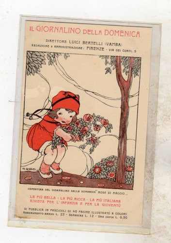 Cartolina pubblicitaria il - pubblicitaria,