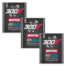 Motul 300V Le Mans 10W-60 - Olio Motore Racing Auto 6 Litri 100% Sintetico