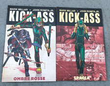 KICK-ASS-1 e 2 COMPLETA-SPACCA+OMBRE ROSSE-MILLAR/JOHN ROMITA-PANINI COMICS -MV3