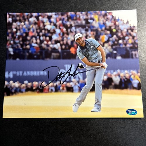 Dustin johnson firmato 8x10 - firmato,