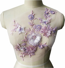 Lace Fabric 3D Flowers