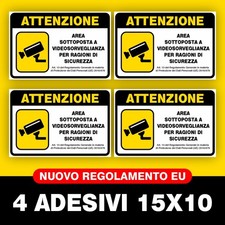 4 ADESIVI CARTELLI AREA