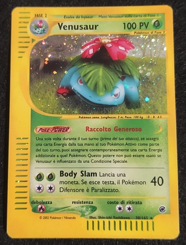Pokemon card venusaur - venusaur, #30/165
