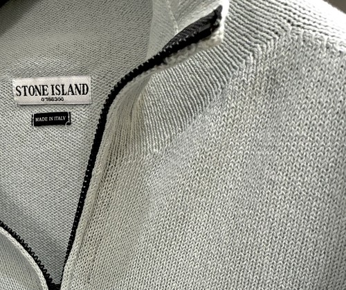 Ss2004 stone island half zip - island,