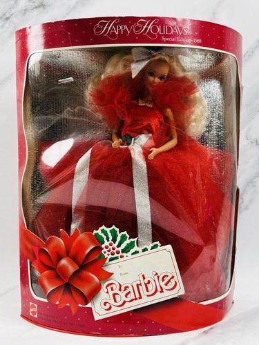 Barbie happy holidays - barbie, 1988