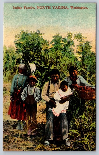 Cartolina nativi americani