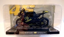  MOTO YAMAHA YZR-M1 EXCALIBUR TEST SEPANG 2007 - VALENTINO ROSSI SCALA 1/18