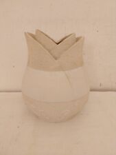 Raro Vaso Enrico Coveri anni 70 in ceramica bianca