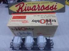 RIVAROSSI SERIE TRENHOBBY CARRO PIANALE CON TRE SERBATOI  NUOVO PERFETTO