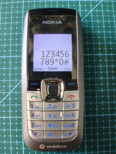 Nokia 2610 silver - nokia, black