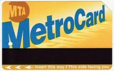 Biglietto bus metropolitana New York Subway MetroCard MTA tessera  2007