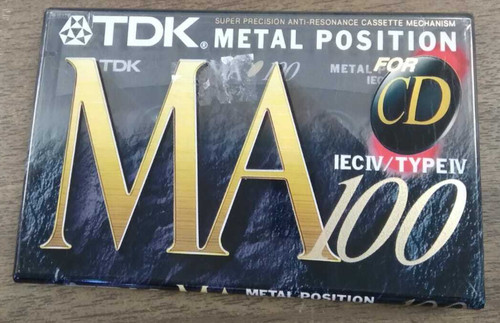 Cassetta audio tdk 100 - audio,