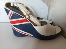 Cesare Paciotti Sandalo Zeppa Donna 38 London Inghilterra