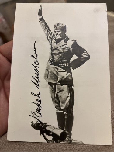 Autografo rachele mussolini - autografo,