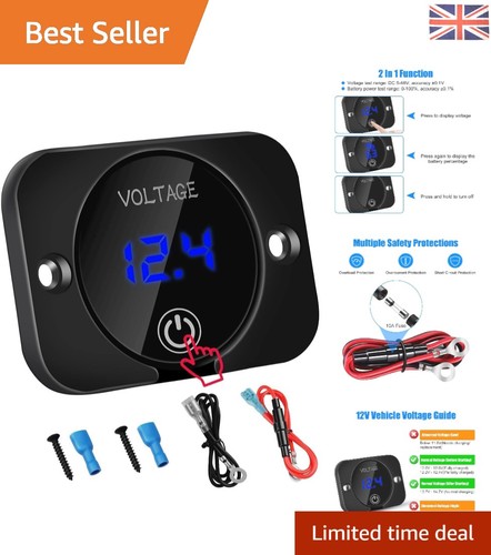 Voltmetro led digitale 12v - voltmetro,