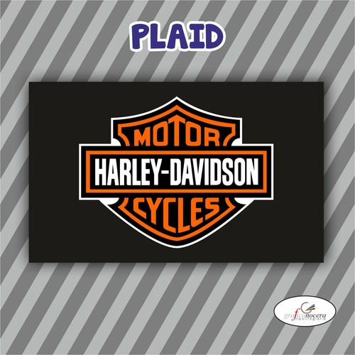 Plaid pile harley davidson - pile,