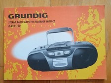 HIFI Descrizione - Grundig K-RCD 120 Stereo Radio Casette Registratore e CD