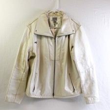 Giacca Zip In Vera Pelle Shiny