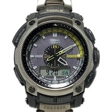 Orologio Casio Pro Trek Prw-5000T/Prw-5000T-7Er Uomo Resistente Solare Grigio Scuro