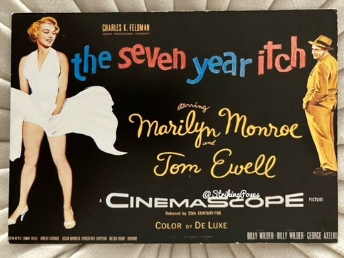 Postcard marilyn monroe 1954 - marilyn,