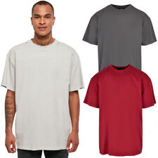 Urban Classics Oversize Distressed Té Uomo Parte Superiore Destroyed Maglietta