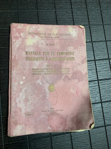 Ministero della guerra - guerra, manuale
