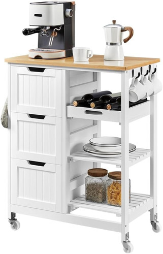 Carrello cucina con ruote - con,