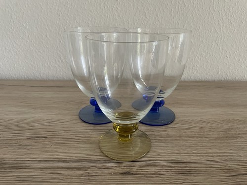 Set bicchieri vintage piedi - 3,