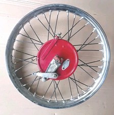 MOTO GUZZI 500 ASTORE GTV GTW EPOCA ANNI 40/50 RUOTA ANTERIORE TAMBURO COMPLETA.