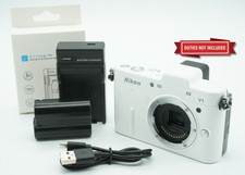 [Come nuovo+++] Nikon 1 V1 10,1 megapixel fotocamera digitale mirrorless corpo bianco dal GIAPPONE #223