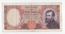 10000 lire michelangelo 1970 - lire,