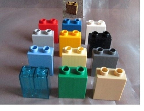 Lego duplo mattoncini 1x2x2 - duplo, 2