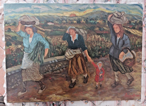 Dipinto olio tela - olio,