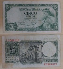1954 Spagna 5 Pesetas
