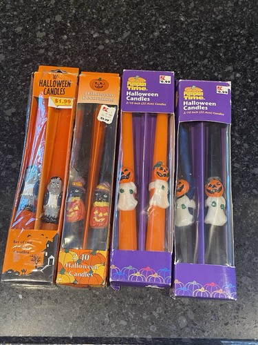 Vtg halloween tapers - halloween,