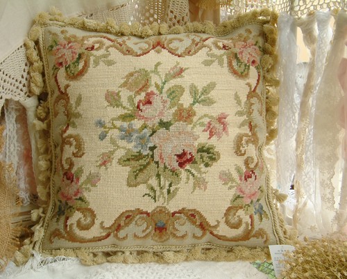 Cuscino punto ago francese - punto,