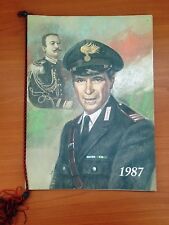Calendario Arma dei Carabinieri 1987, Integro con cordino