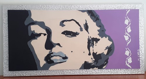 Marilyn monroe glamour olio - monroe,