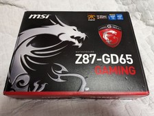 Scheda madre MSI Z87-GD65 Gaming CPU Intel i5-4570 usata BIOS stabile aggiornata