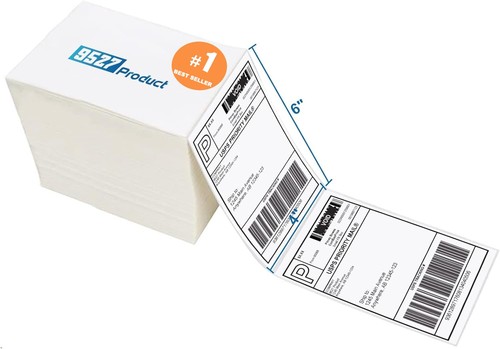 Fanfold 6 etichette - fanfold, 4