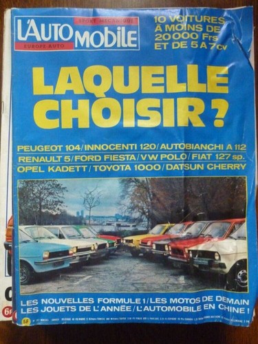 Automobile 367 quale - l'automobile,