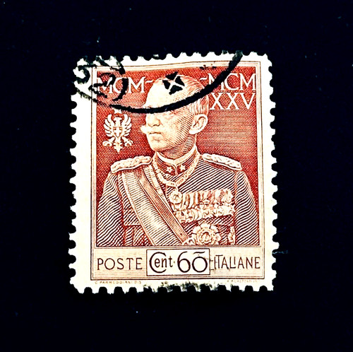Francobollo italia 1925 re - -,