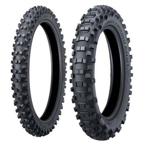 Coppia gomme dunlop 21 - gomme, 90/90-21