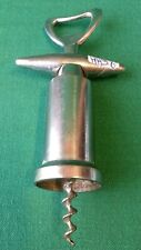 VECCHIO TIREBOUCHON CORKSCREW TIRE-BOUCHON OTTONE CROMATO MADE IN ITALY. N° HH96